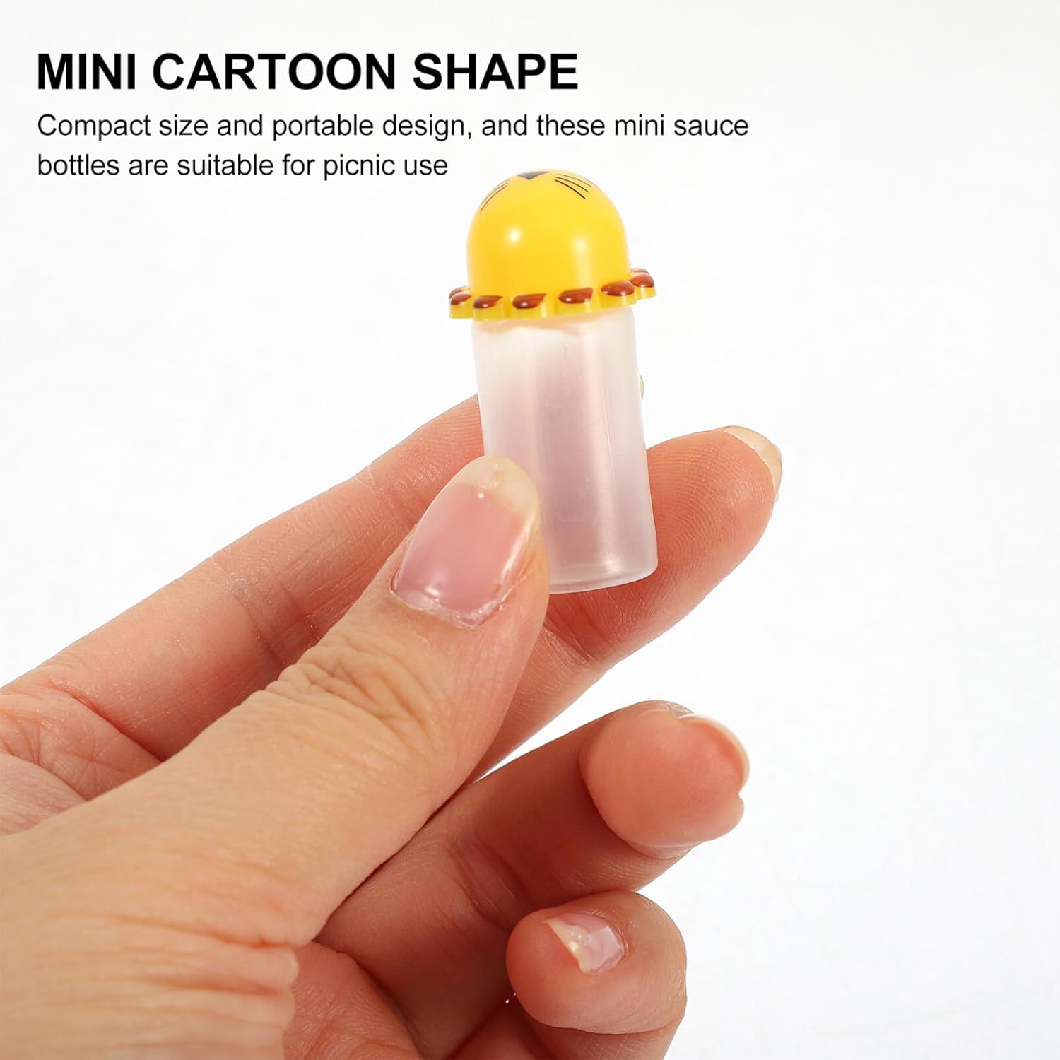 HOLIDYOYO Soy Sauce Containers 6pcs Squeeze Bottles for Travel