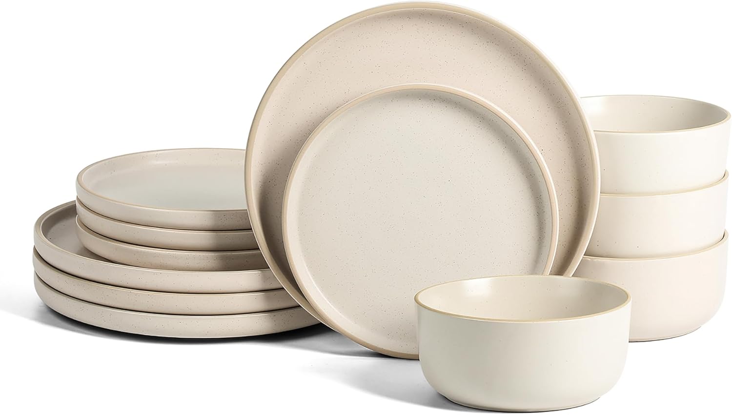 Earth Clay Amber 12-Piece Dinnerware Set 1