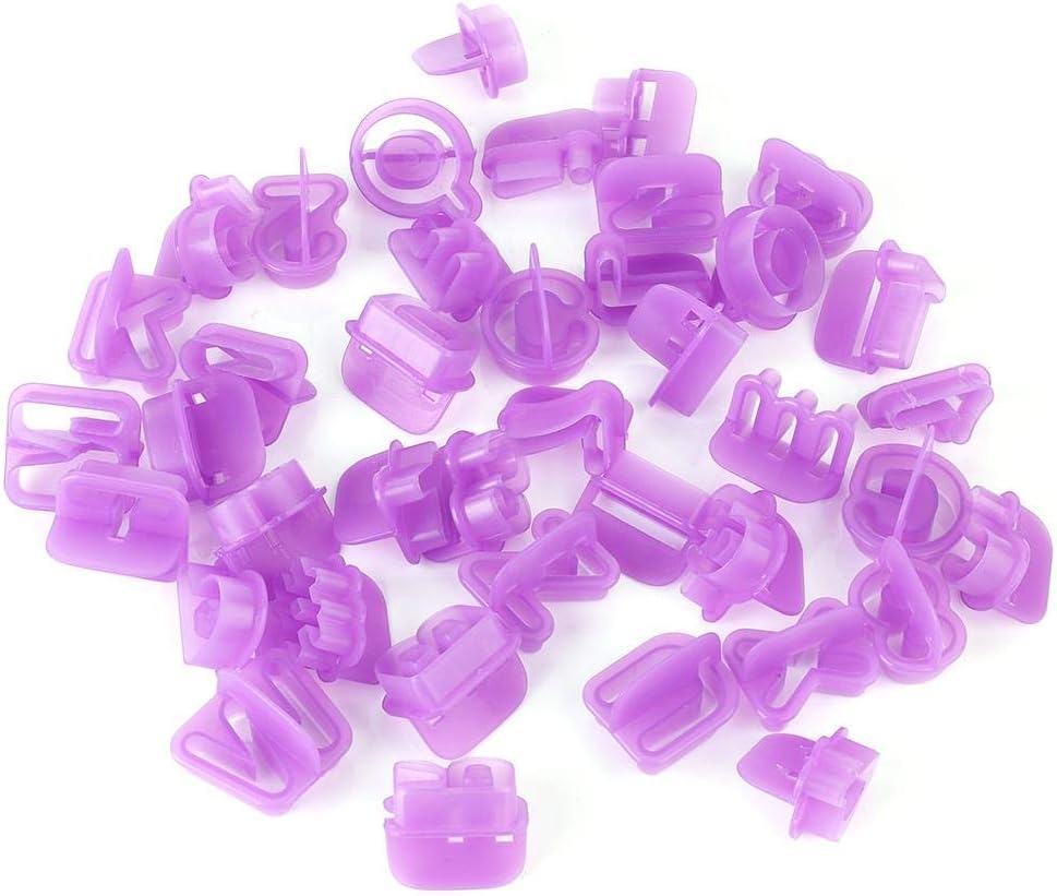 TOPINCN 40pcs Plastic Cookie Cutters for Baking and Party