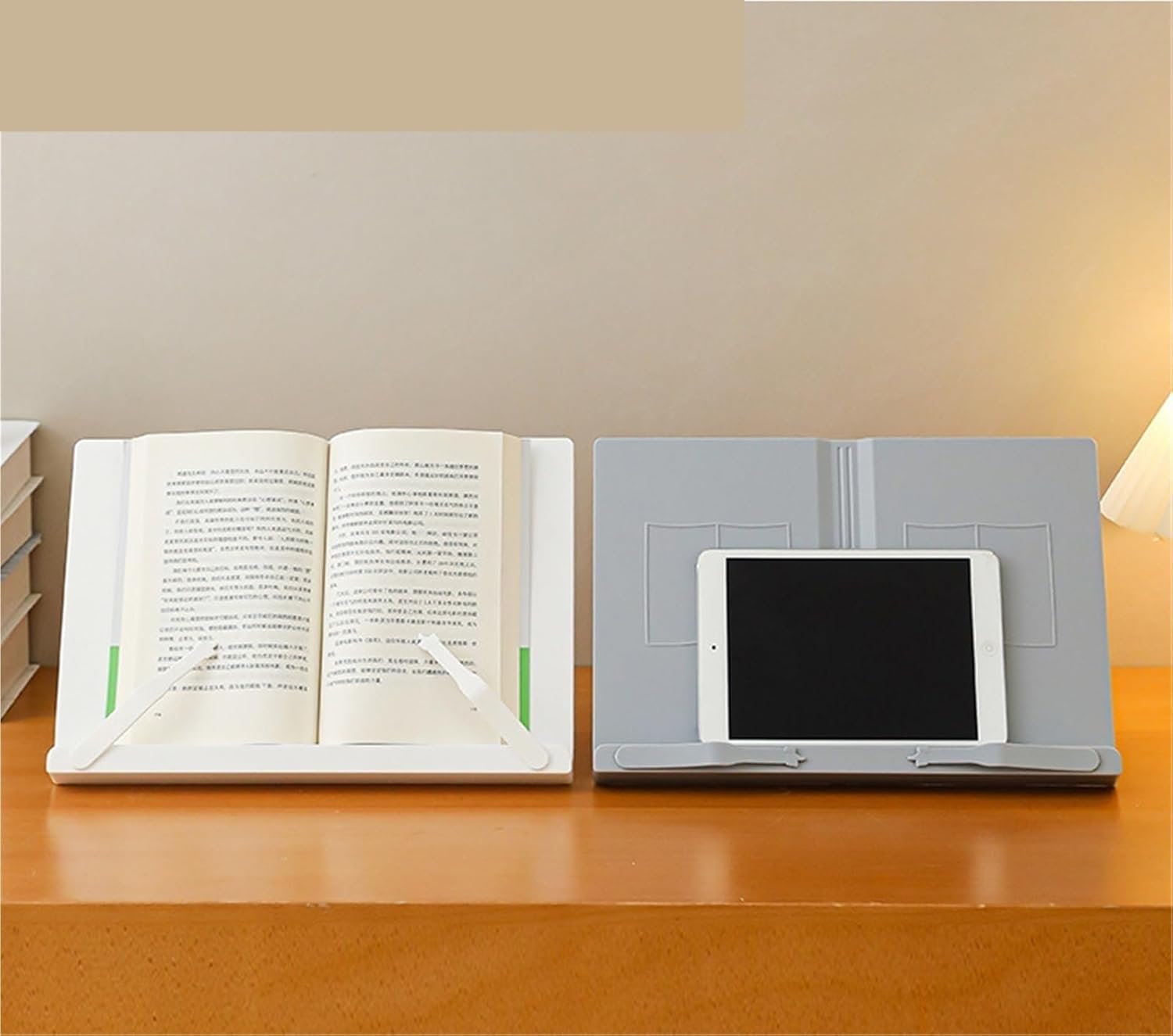 QUQUQ Cookbook Holder Universal Reading Stand Black