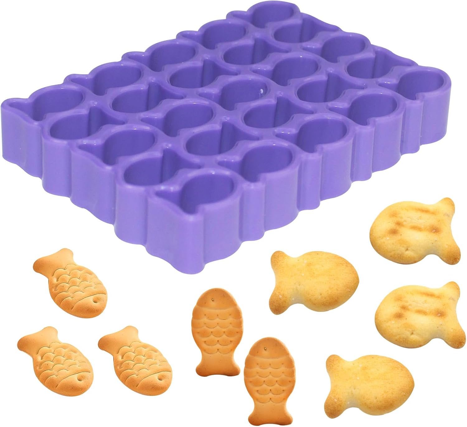 Gold Fish Cookie Cutter 25 Cavity Baking Tool