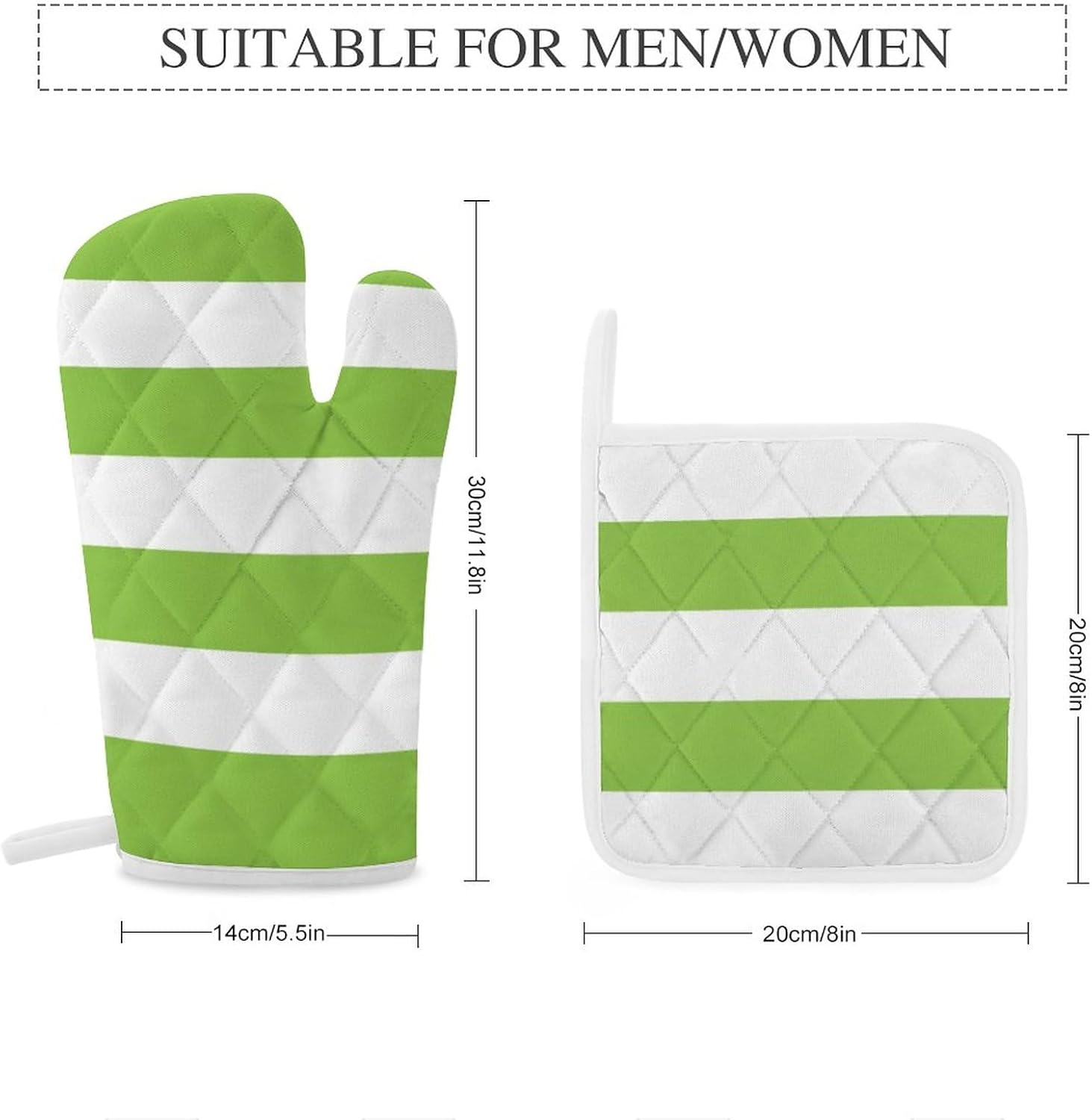 Curdesi 4PCS Oven Mitts and Pot Holders Set 1
