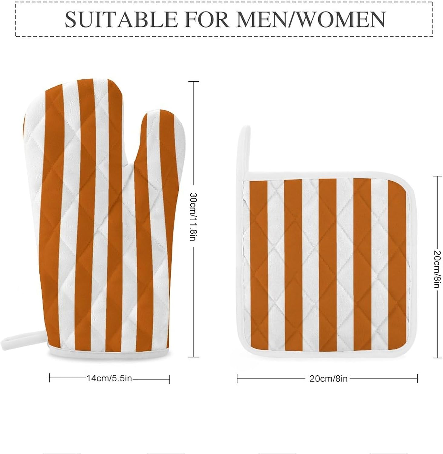 Curdesi 4PCS Oven Mitts and Pot Holders Set
