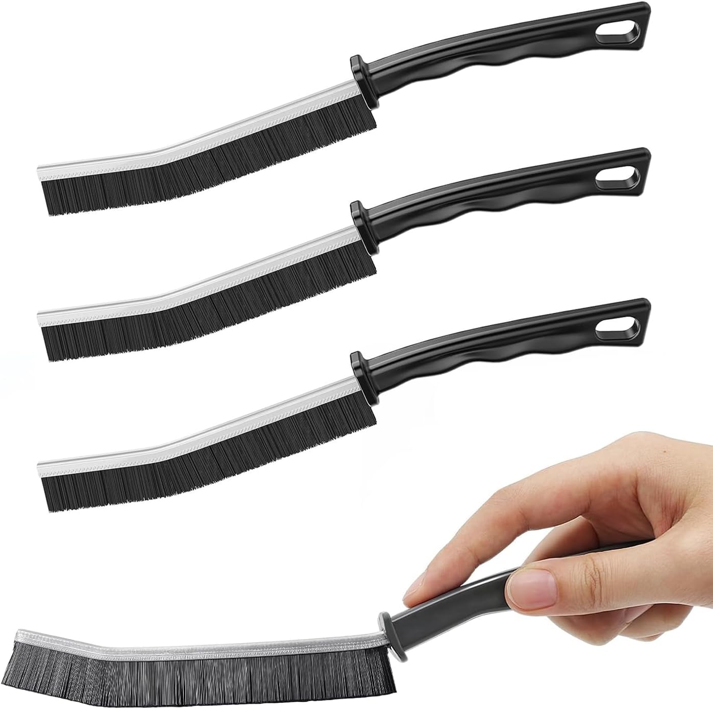 Jedrey 3Pack Crevice Cleaning Brush Tool