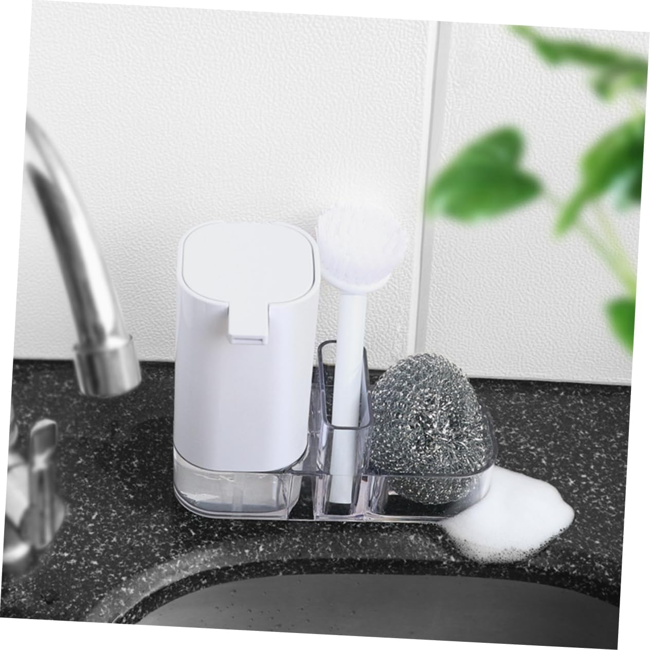 Anneome 4-in-1 Kitchen Cleaning Set with Holder