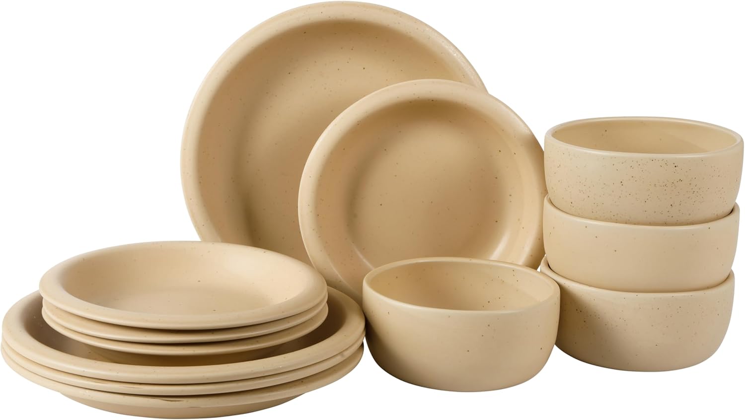Bloomhouse Corsica Clay 12-Piece Dinnerware Set