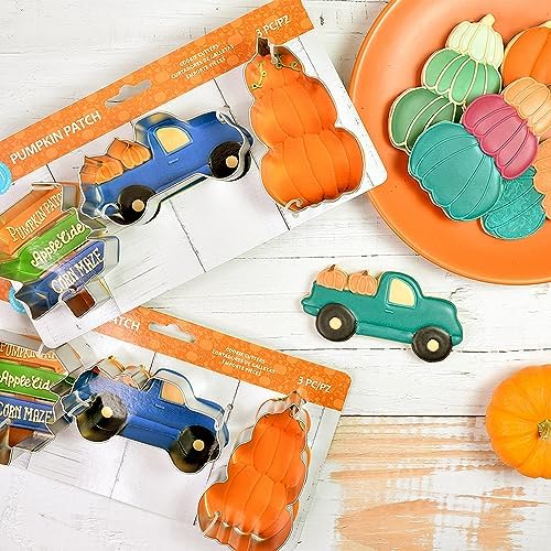 RM International 5147 Cookie Cutter Set - 3 Piece Fall Theme