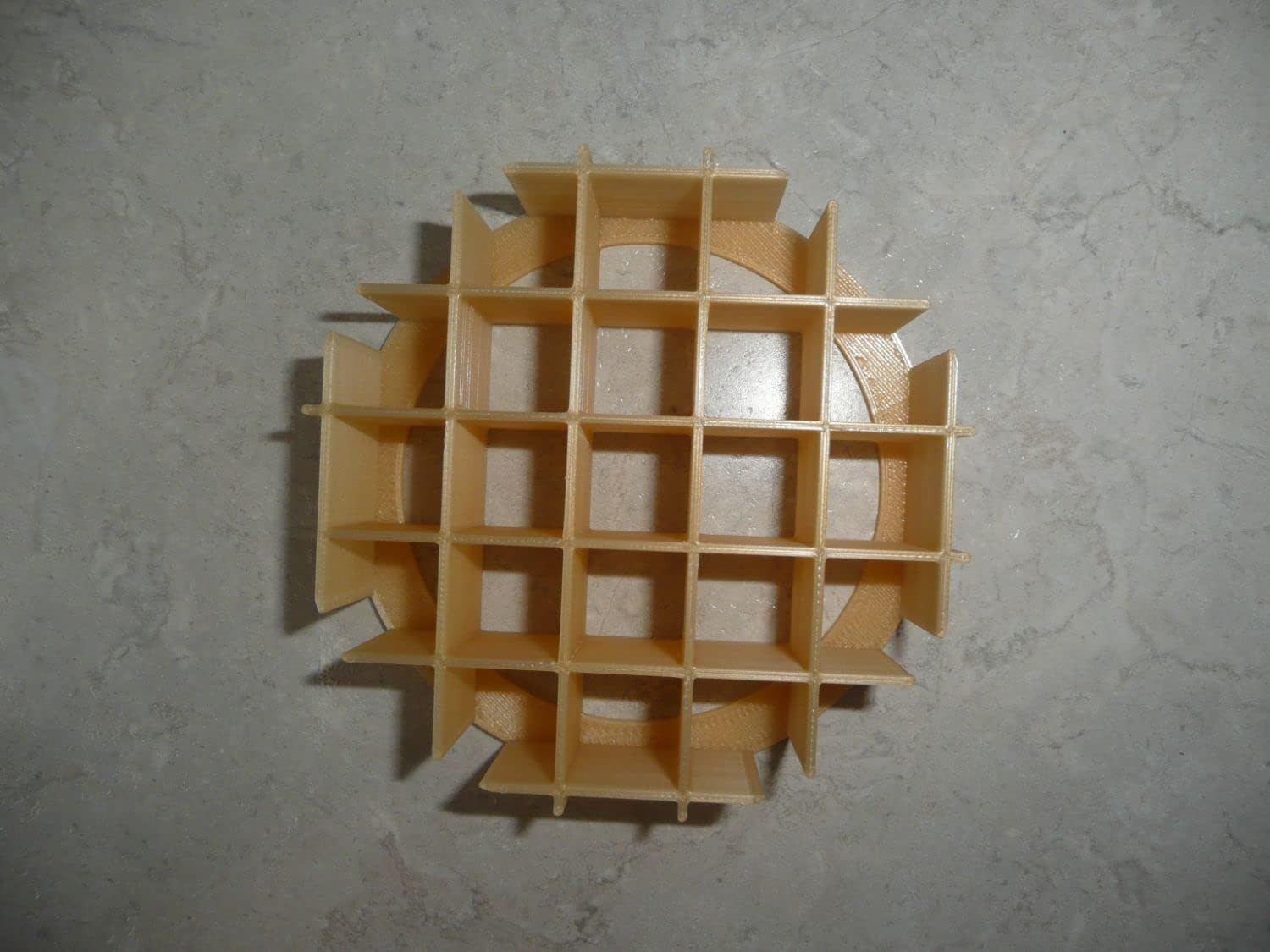 YNGLLC WAFFLE DESIGN CONCHA CUTTER 3 12 DIAMETER