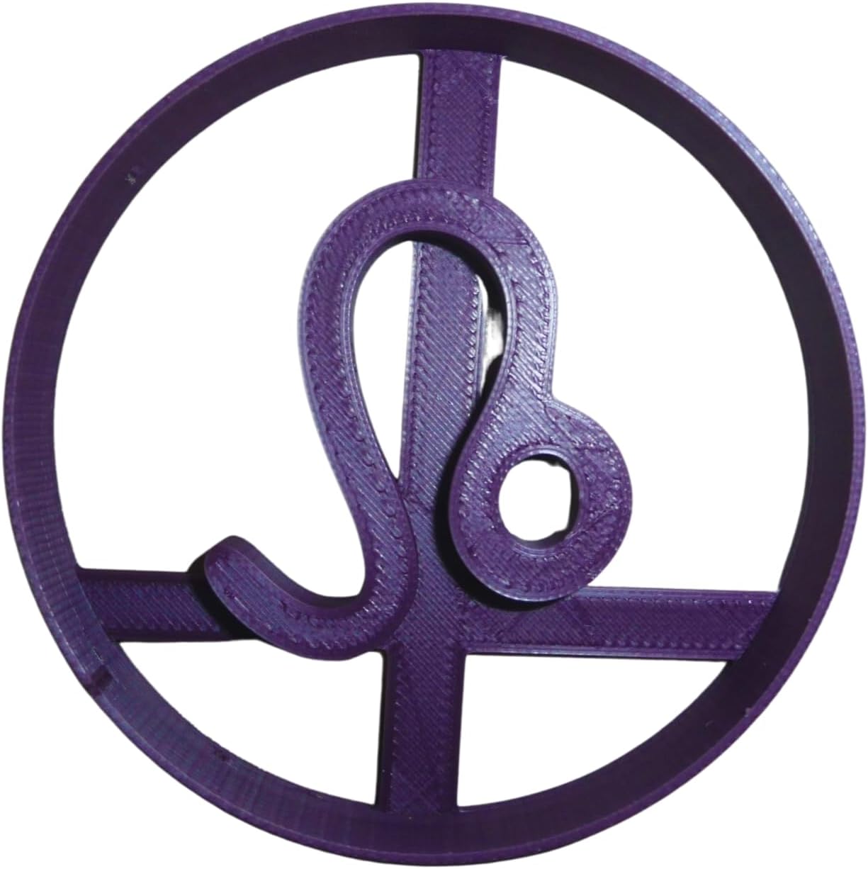 YNGLLC LEO ZODIAC ASTROLOGY COOKIE CUTTER 3D PRINTED Purple