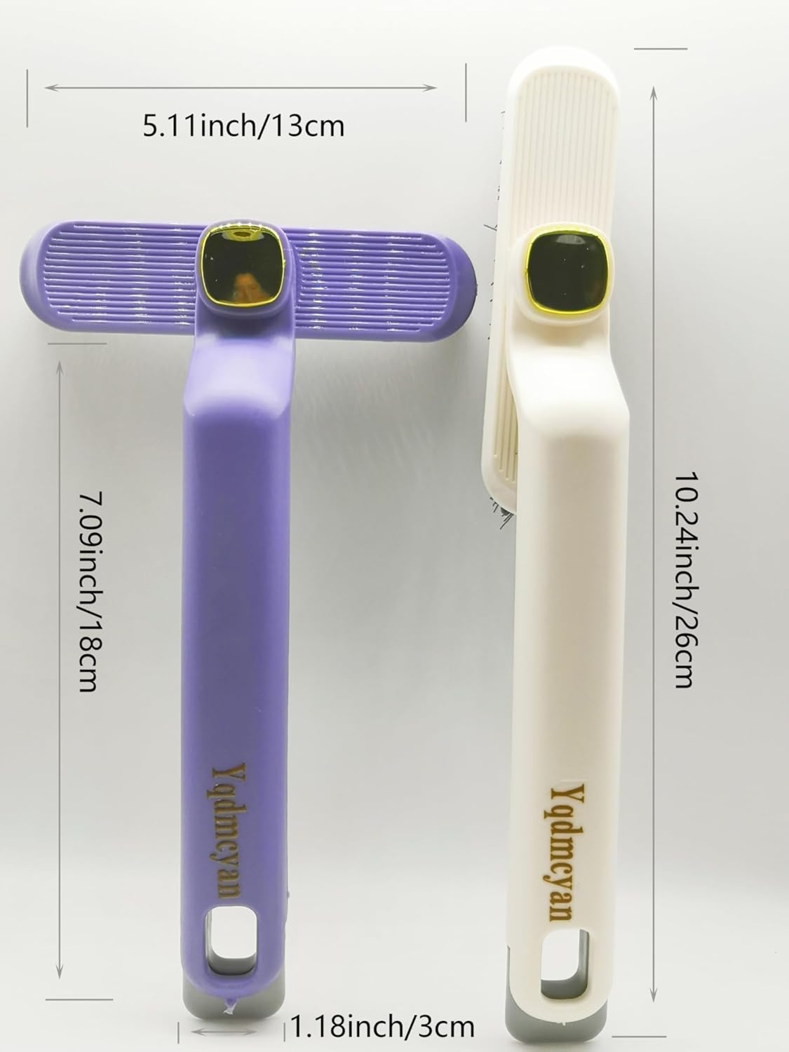 2Pcs Rotating Crevice Brush for Bathroom and Small Spaces