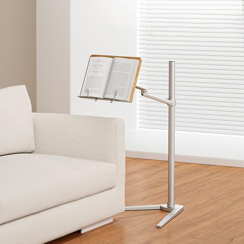 Adjustable Book Stand with 2 Spring Clips for Reading and Laptop Use