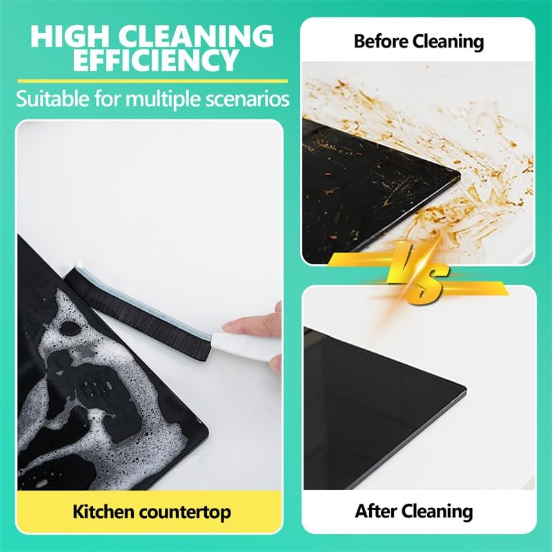 2 Pieces Gap Cleaning Brush with Tweezers