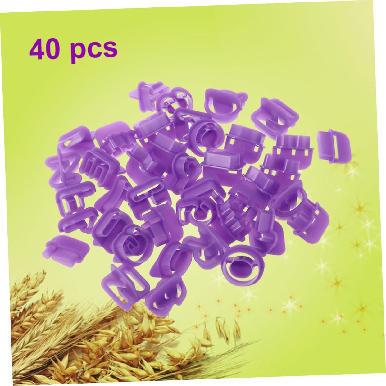 SHOWERORO 40Pcs Alphabet Cookie Cutters for Baking DIY Crafts