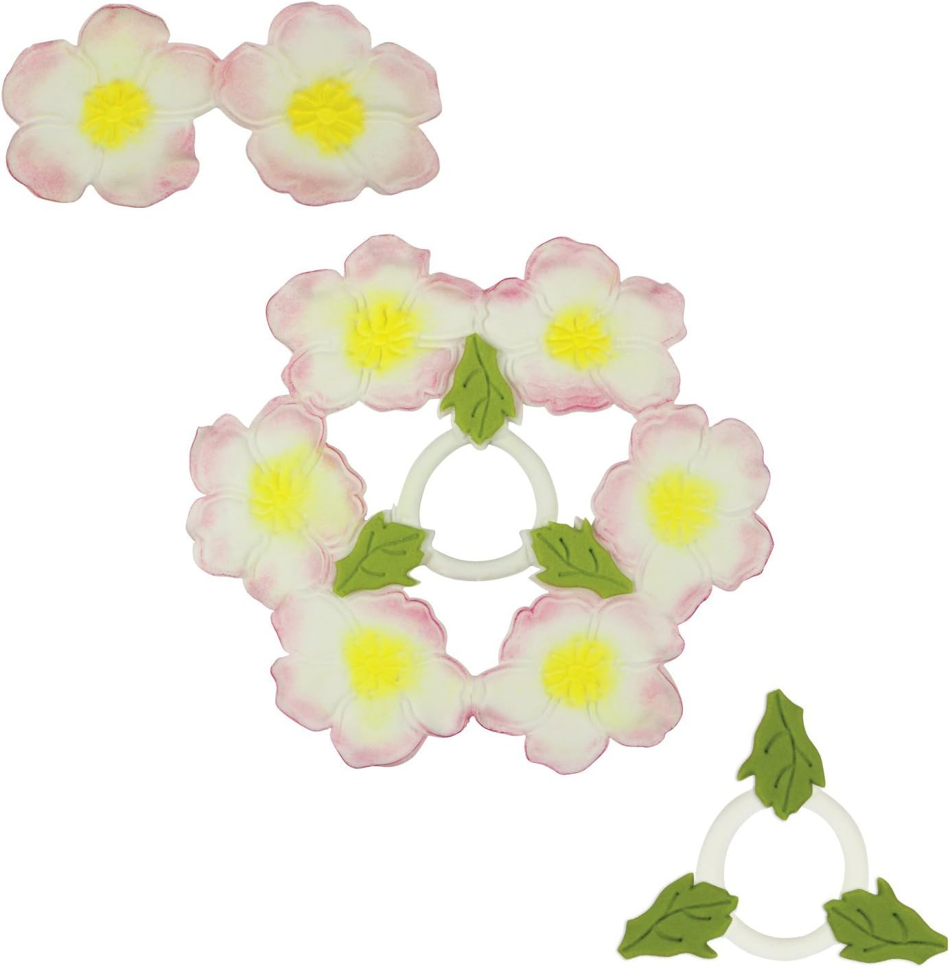 PME JEM Briar Rose Cutwork Embroidery Fondant Cutters Set of 3
