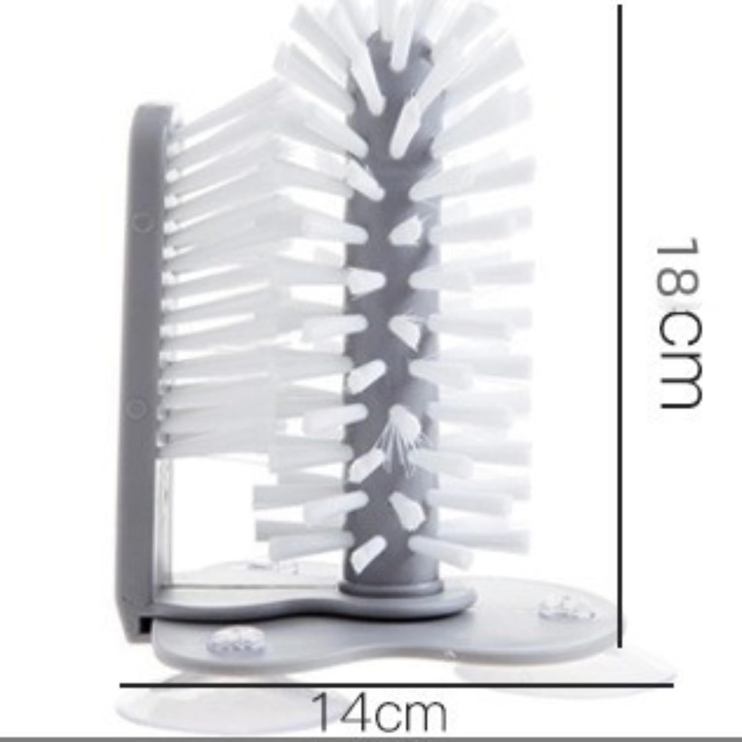 Cup Scrubber 2-in-1 Glass Bottle Interior Cleaning Brush