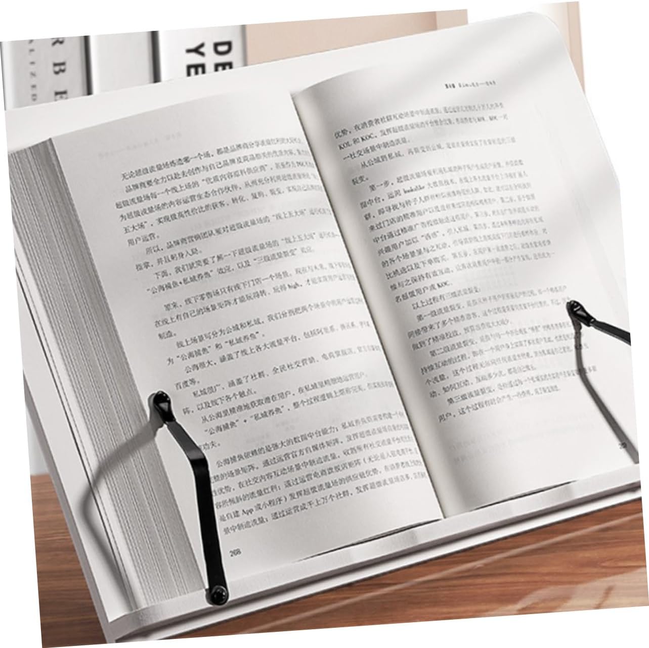 SECFOU Adjustable Book Stand Holder for Reading and Display