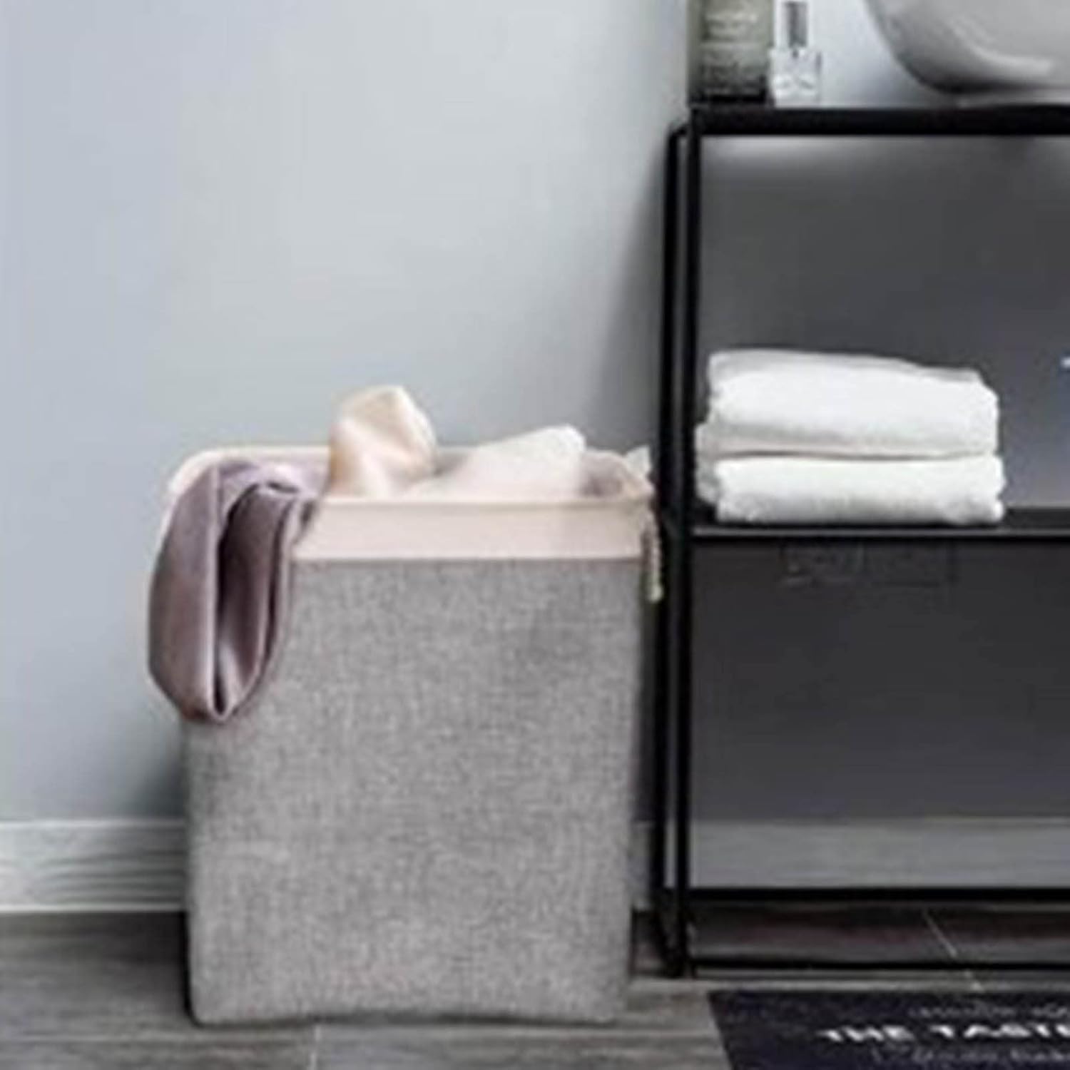 Restokki Laundry Baskets with Handle 65L Collapsible Oxford Cloth Hamper