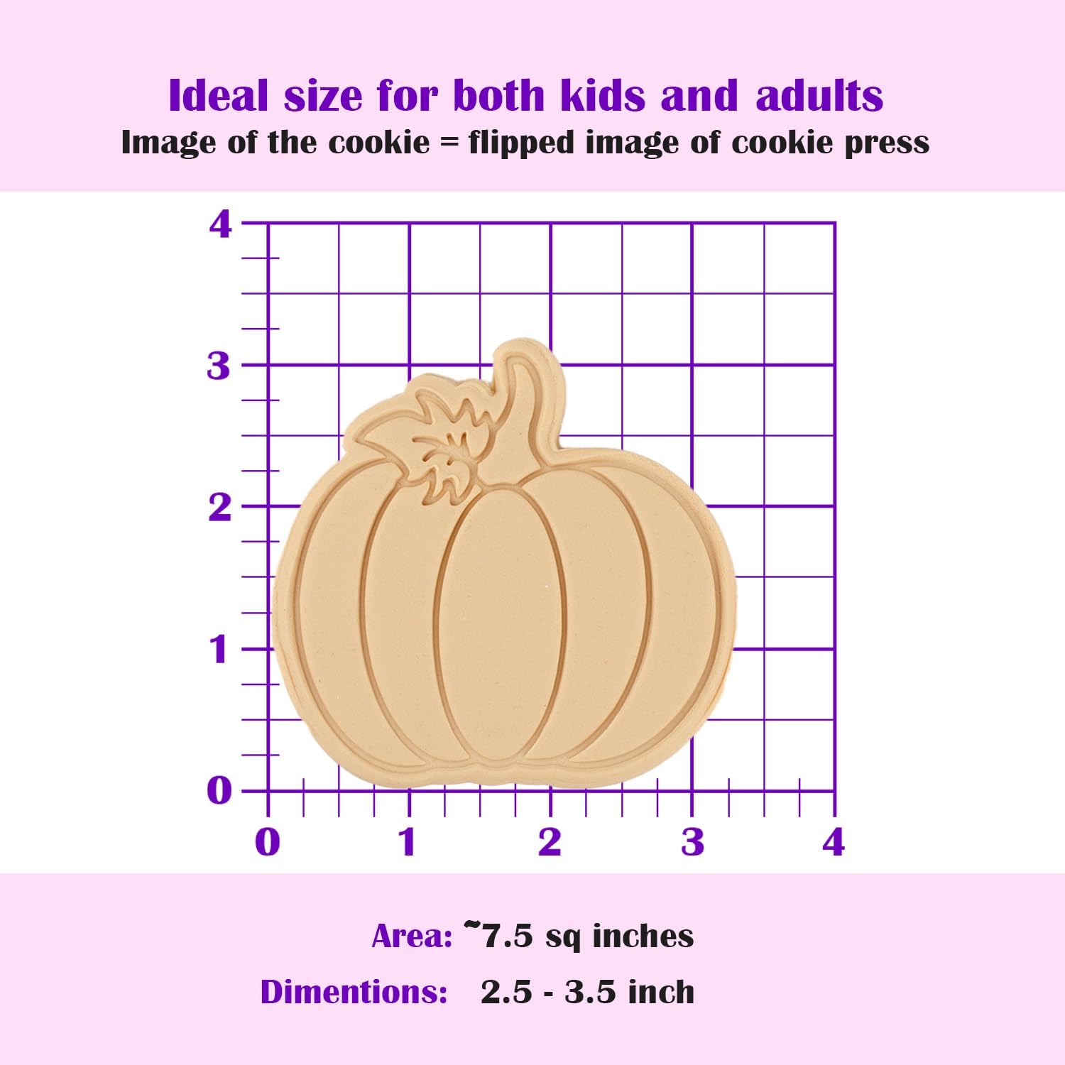 Pumpkin Cookie Cutter - Fall Series - Dishwasher Safe