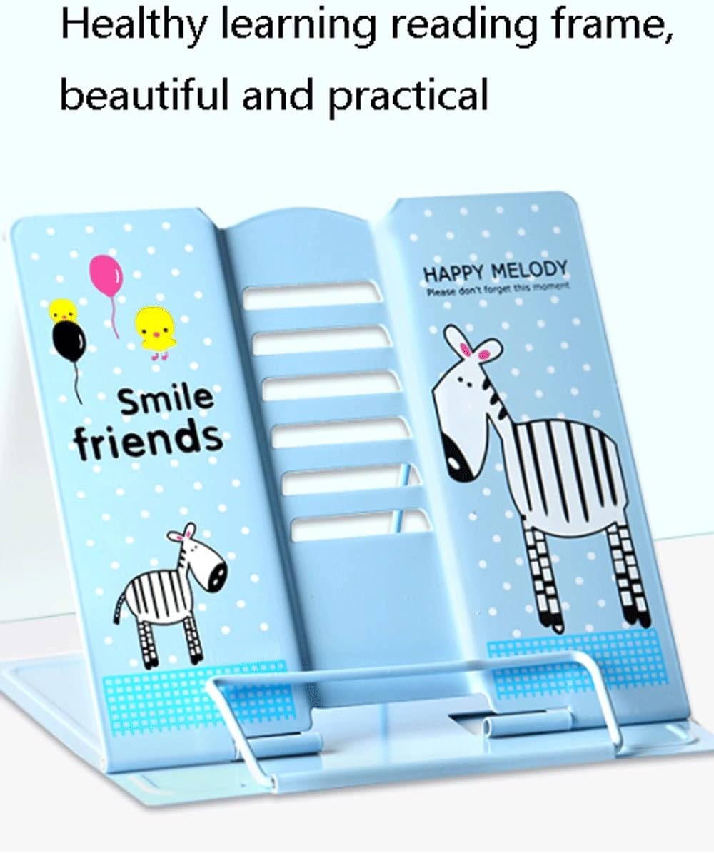 Creative Modern Metal Foldable Book Stand Adjustable and Portable