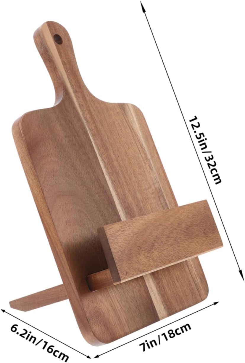 Wooden Recipe Stand for Kitchen Counter and Wall Mount