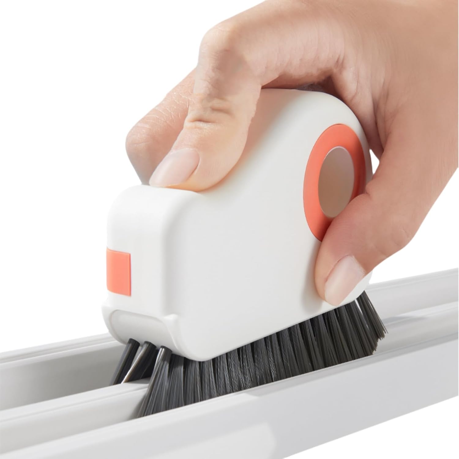 MauSong 2 in 1 Window Cleaning Kit with Hidden Scraper and Crevice Brush