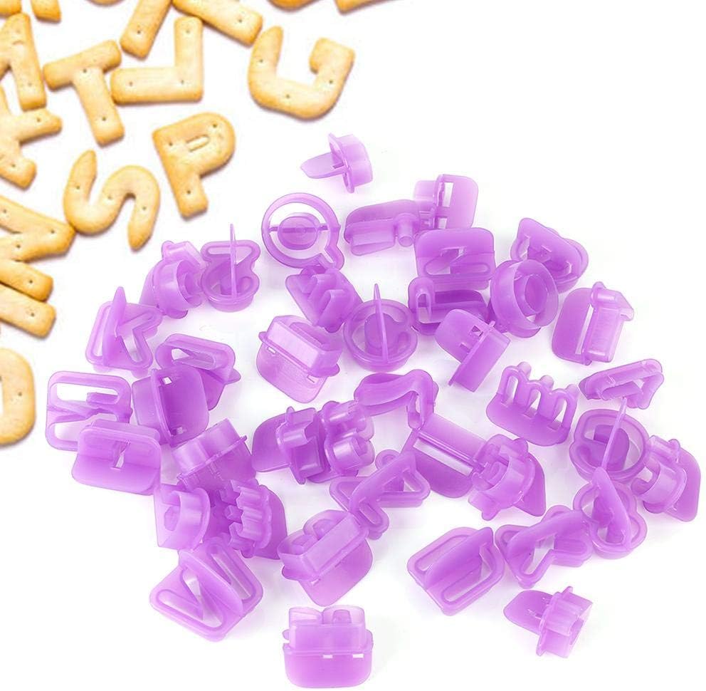 TOPINCN 40pcs Plastic Cookie Cutters for Baking and Party