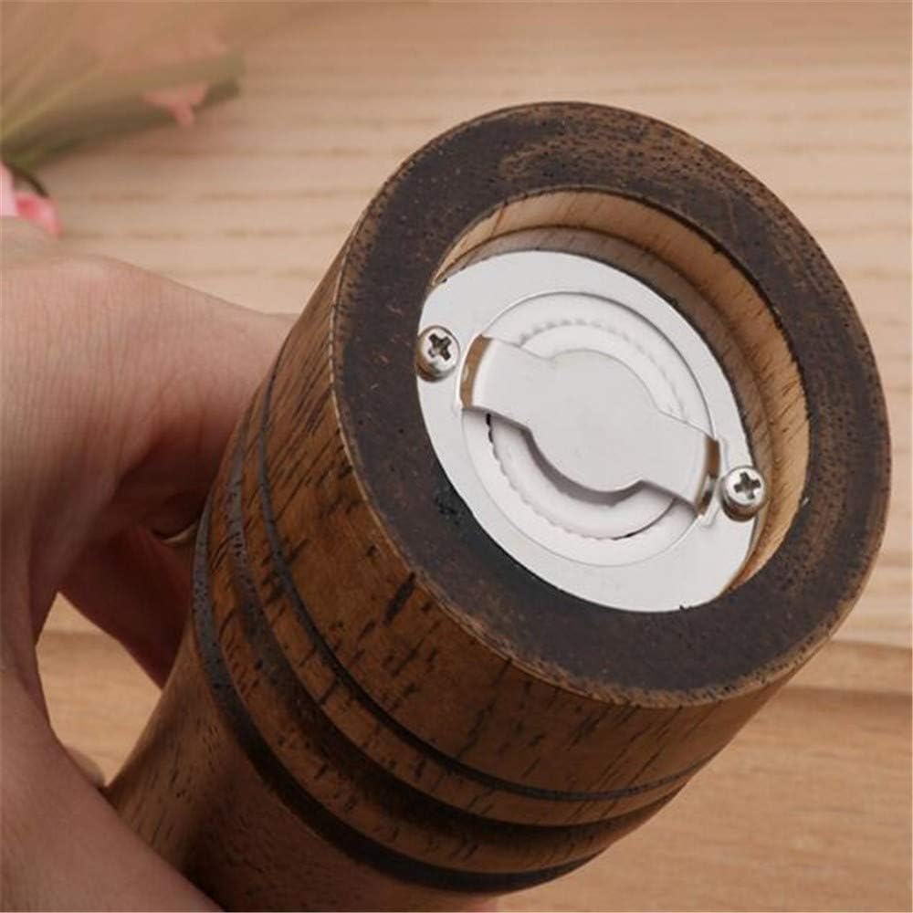 RANRANJJ Wood Salt and Pepper Mill Set - Pack of 2