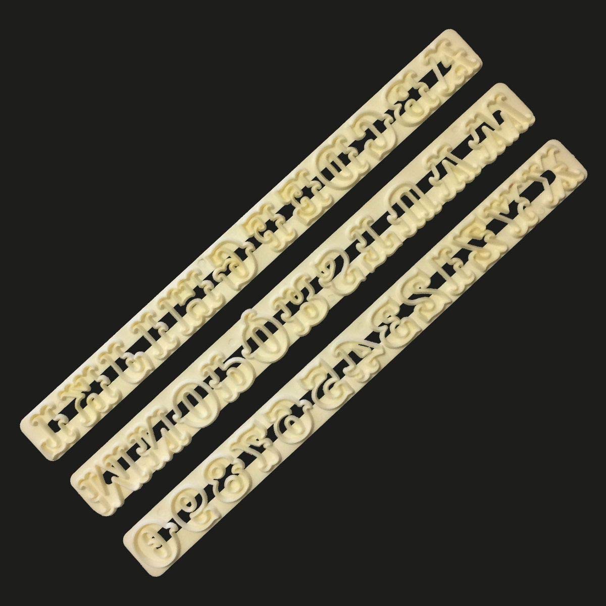 FMM Carnival Font Cookie Cutters Set