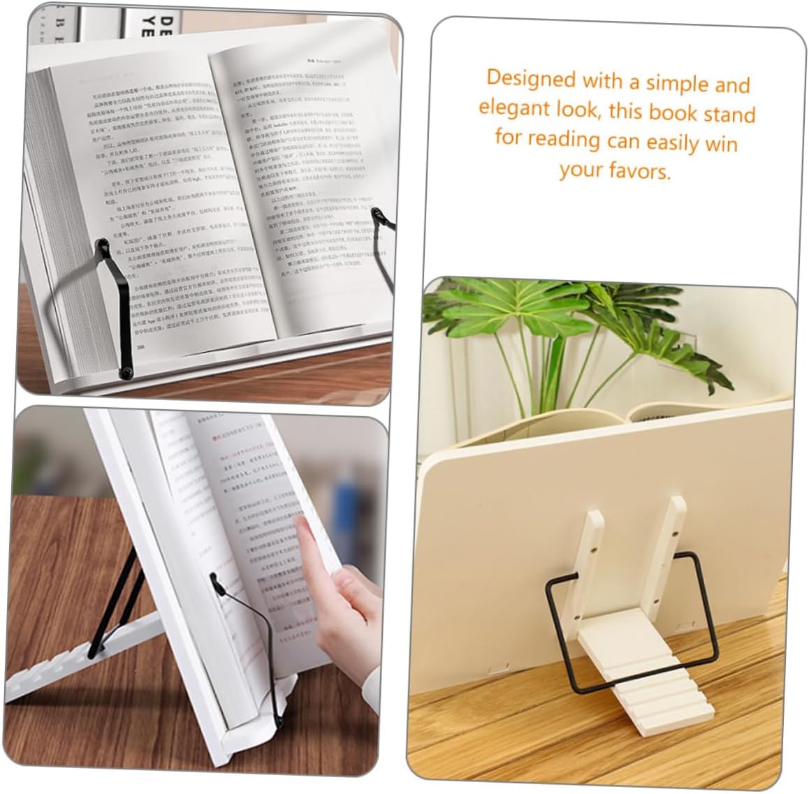 SEWACC Cookbook Stand for Reading and Display