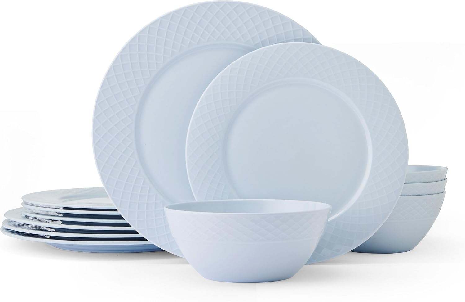 Mikasa Trellis Pastel Bone China Dinnerware Set 12 Piece 1