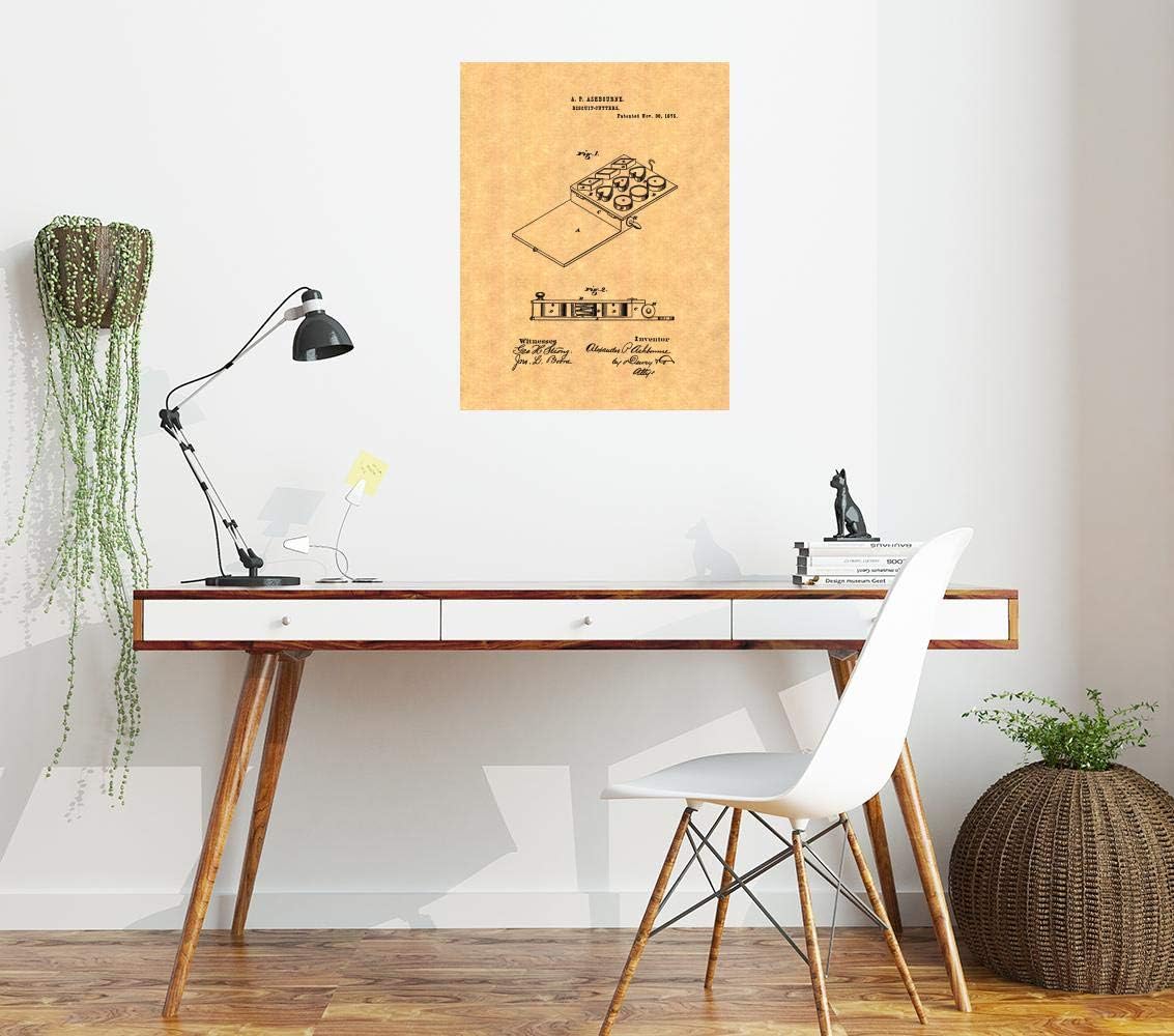 Biscuit Cutters Patent Print 5 x 7 M11042