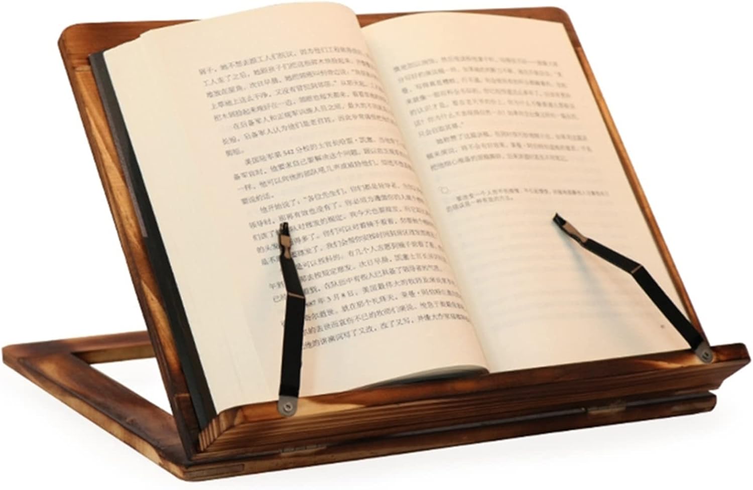 UHRLGHS Foldable Book Stand with 4 Adjustable Positions 1