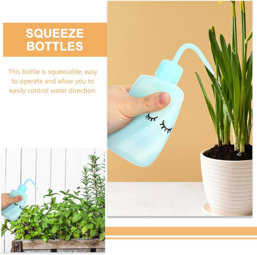 ibasenice 3PCS Curved Mouth Squeeze Wash Bottles 1