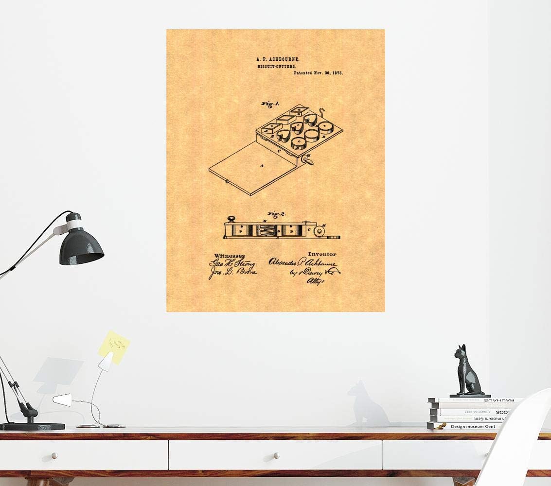 Biscuit Cutters Patent Print 5 x 7 M11042