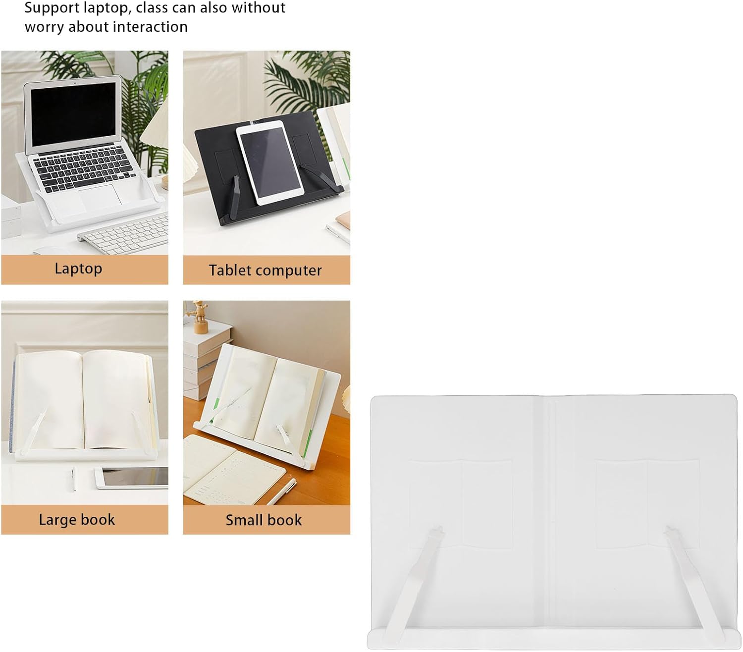 CDQL Adjustable Book Stand for Tablet and Phone