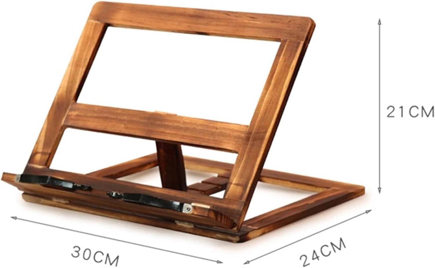 UHRLGHS Foldable Book Stand with 4 Adjustable Positions 1