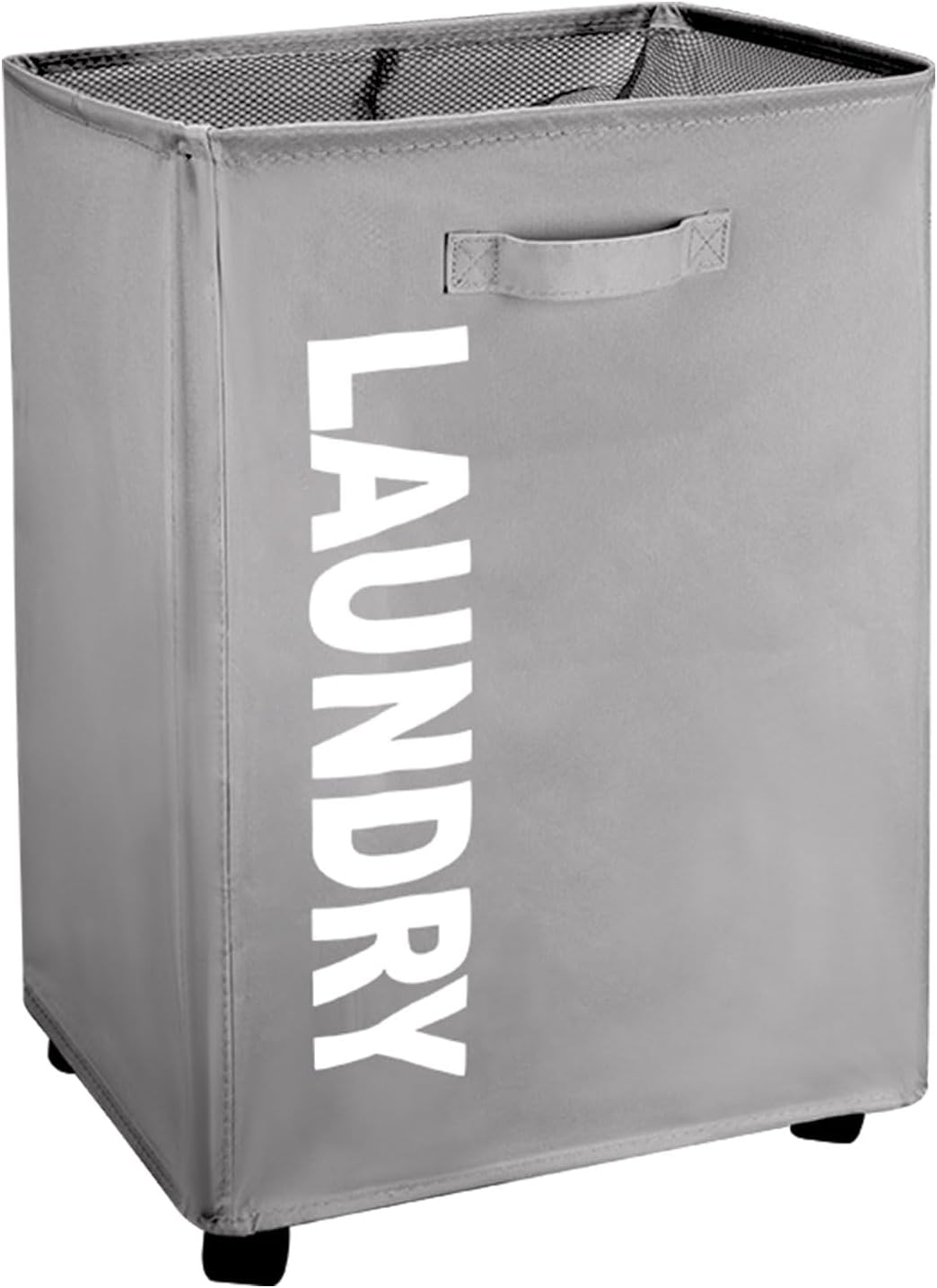 75L Laundry Basket with Locking Wheels and Foldable Design