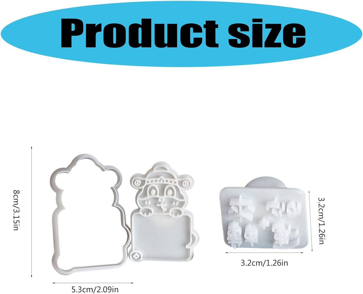 SHEGOTO Snake Year Biscuits Cutter Cookie Stamp