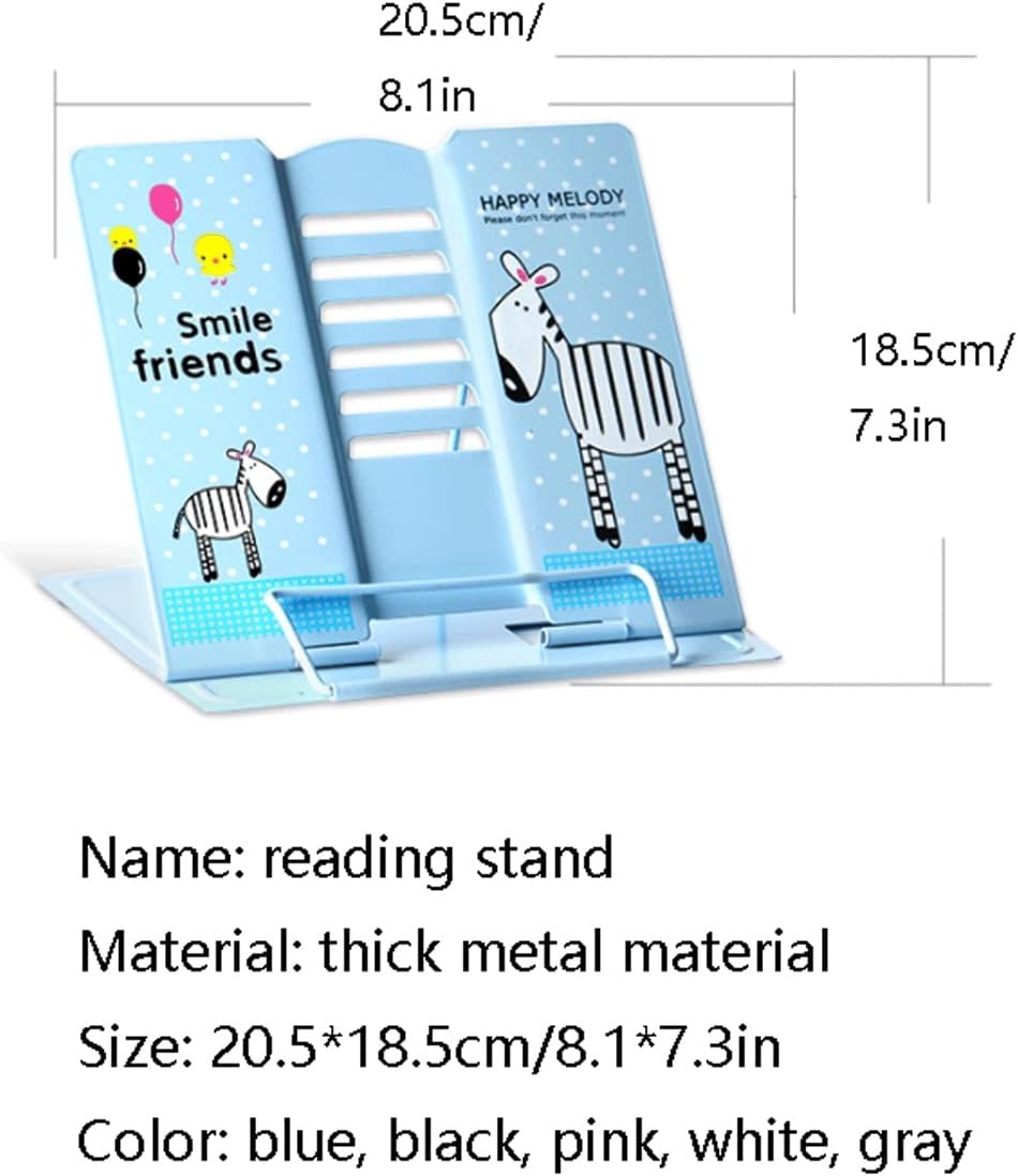 Creative Modern Metal Foldable Book Stand Adjustable and Portable