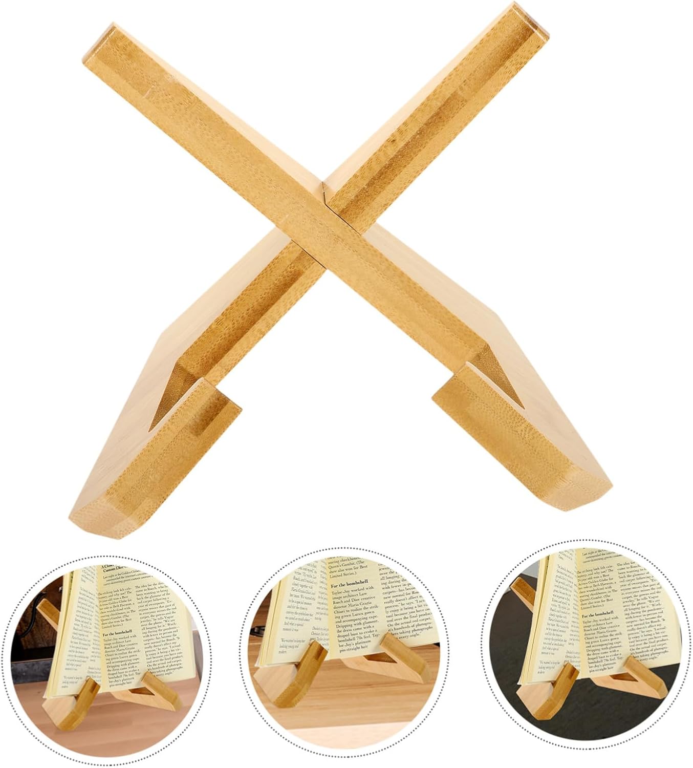 Mini Book Reading Stand for Outdoor Indoor Kitchen Counter