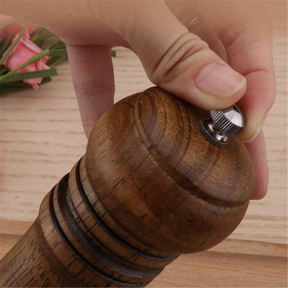 RANRANJJ Wood Salt and Pepper Mill Set - Pack of 2