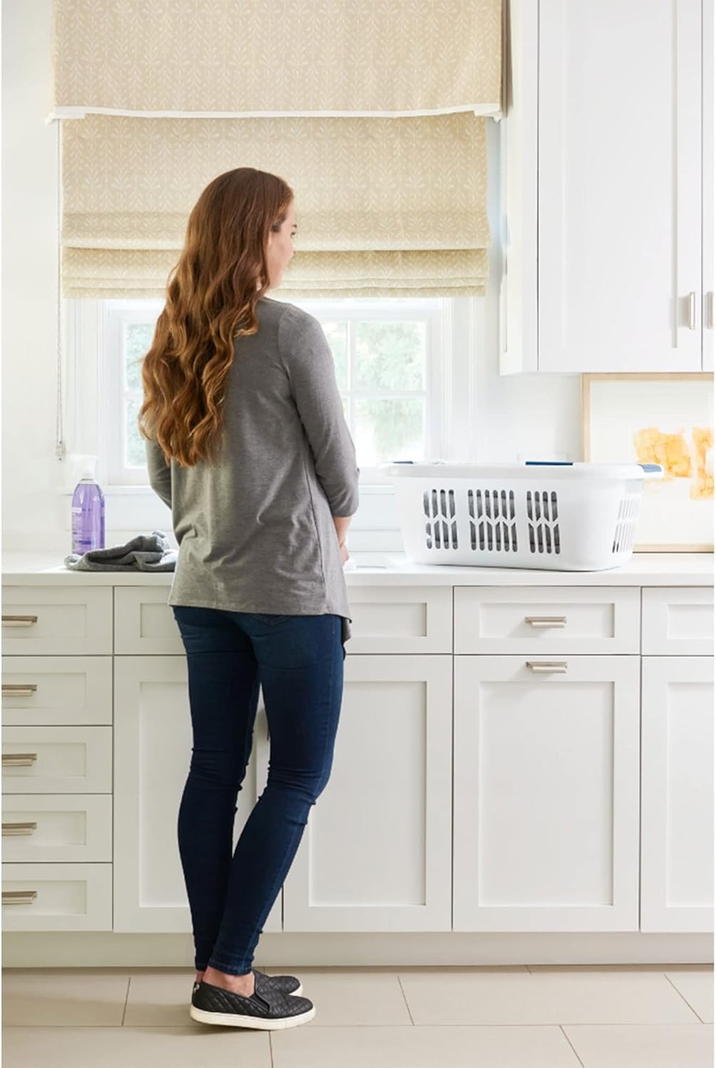 Rubbermaid Hip-Hugger Laundry Basket Pack of 6