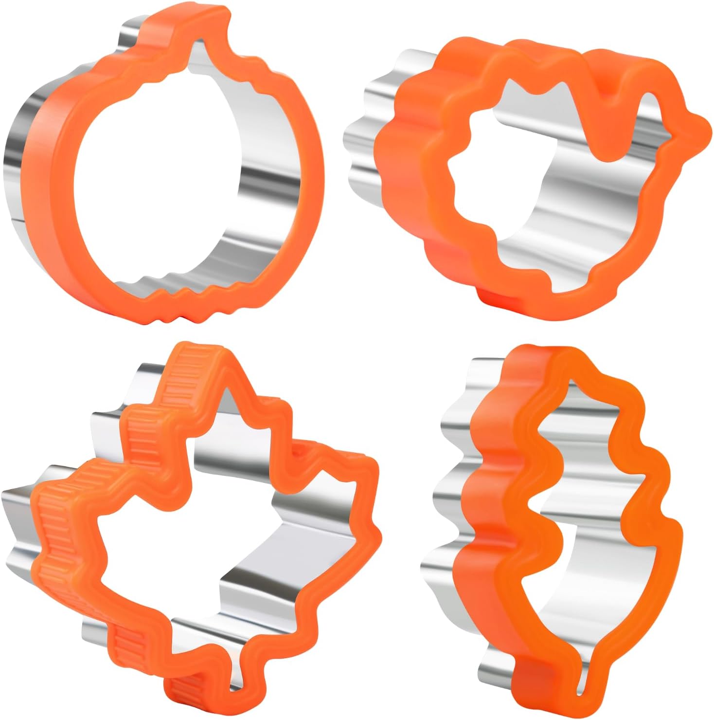 KAISHANE Thanksgiving Cookie Cutters Set 4 Pieces