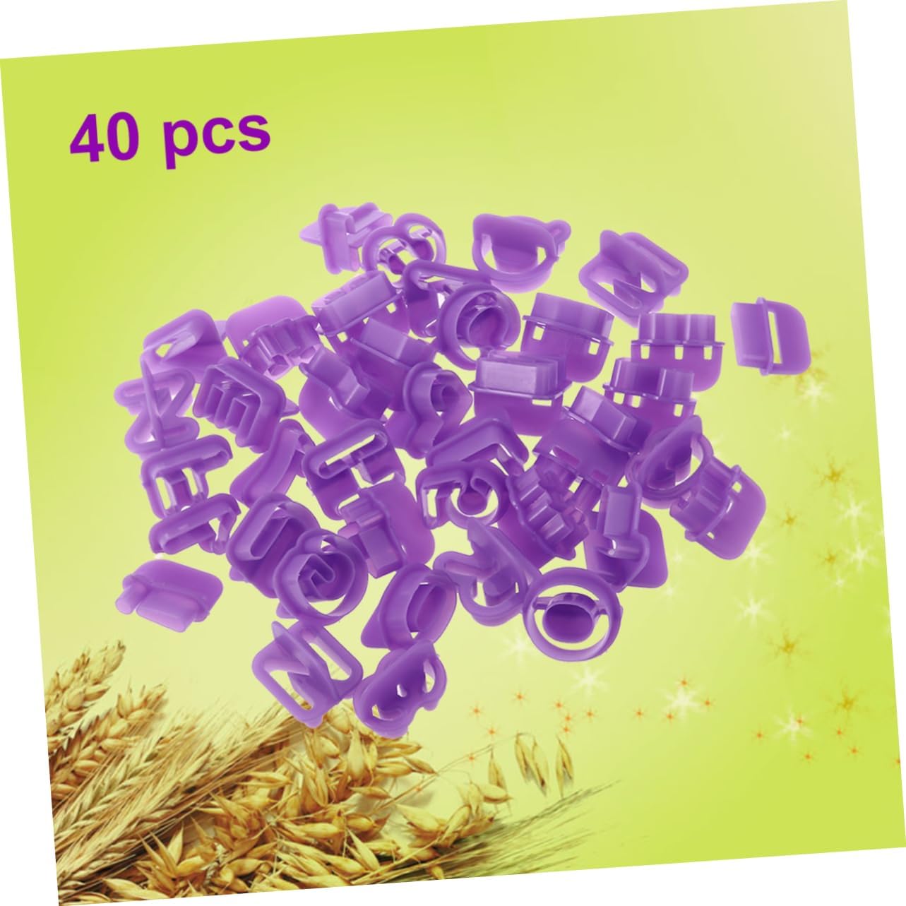 OKUMEYR 40Pcs Alphabet Number Cookie Cutters Set