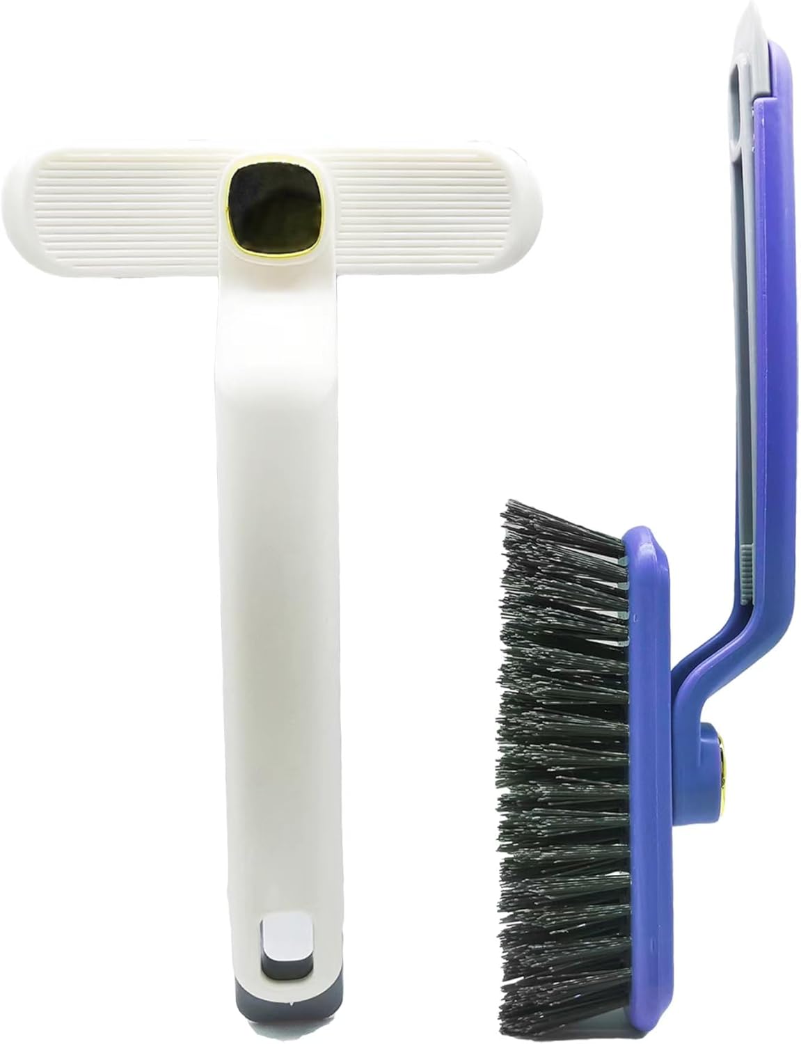 2Pcs Rotating Crevice Brush for Bathroom and Small Spaces
