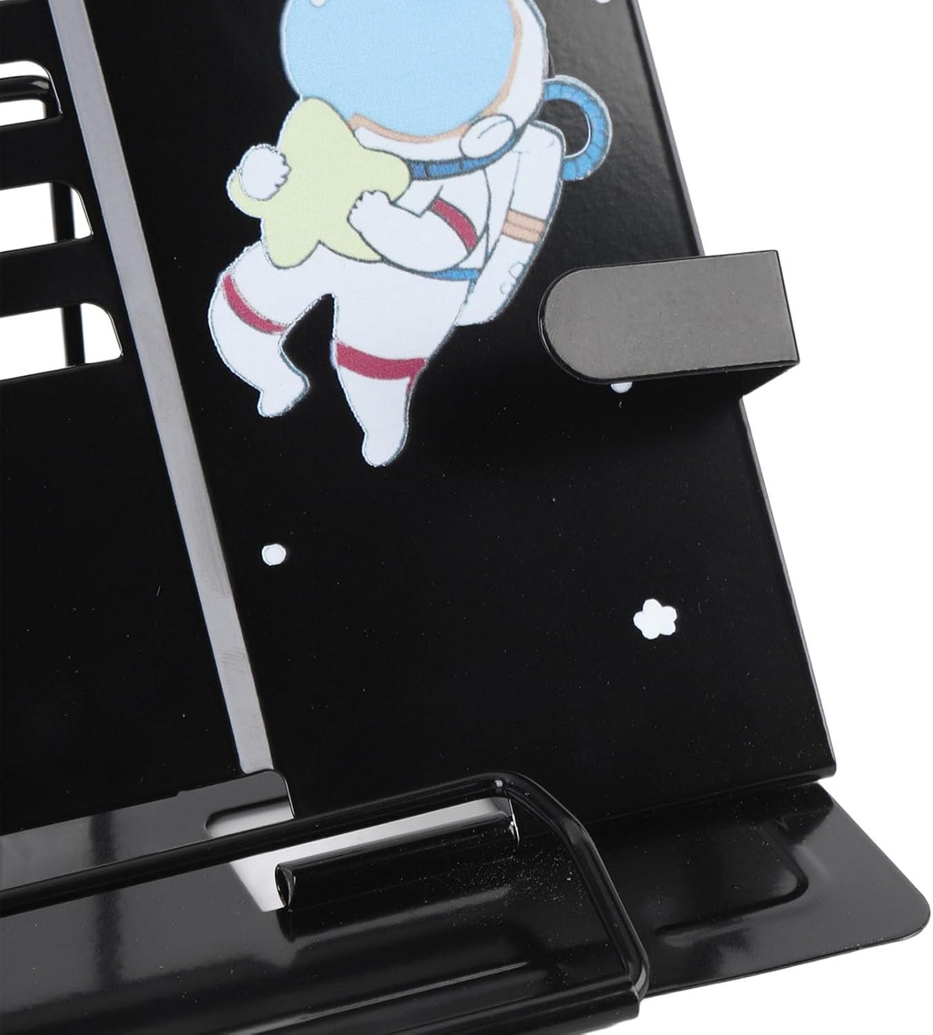 SENECESLI Adjustable Foldable Book Stand with Astronaut Pattern