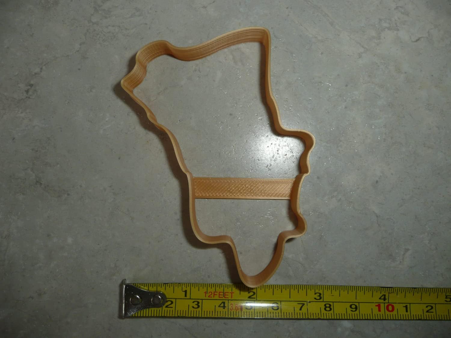 NAGUABO PUERTO RICO MUNICIPALITY OUTLINE COOKIE CUTTER