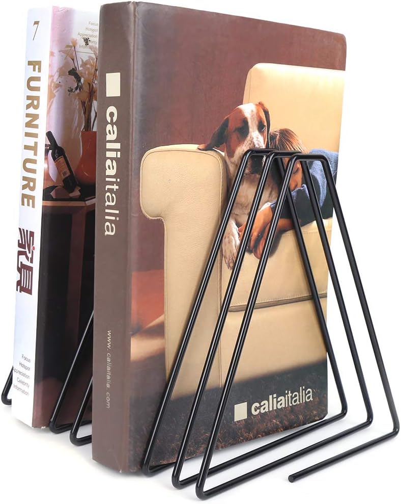 Gavigain Adjustable Bookend with Expandable Metal Stand