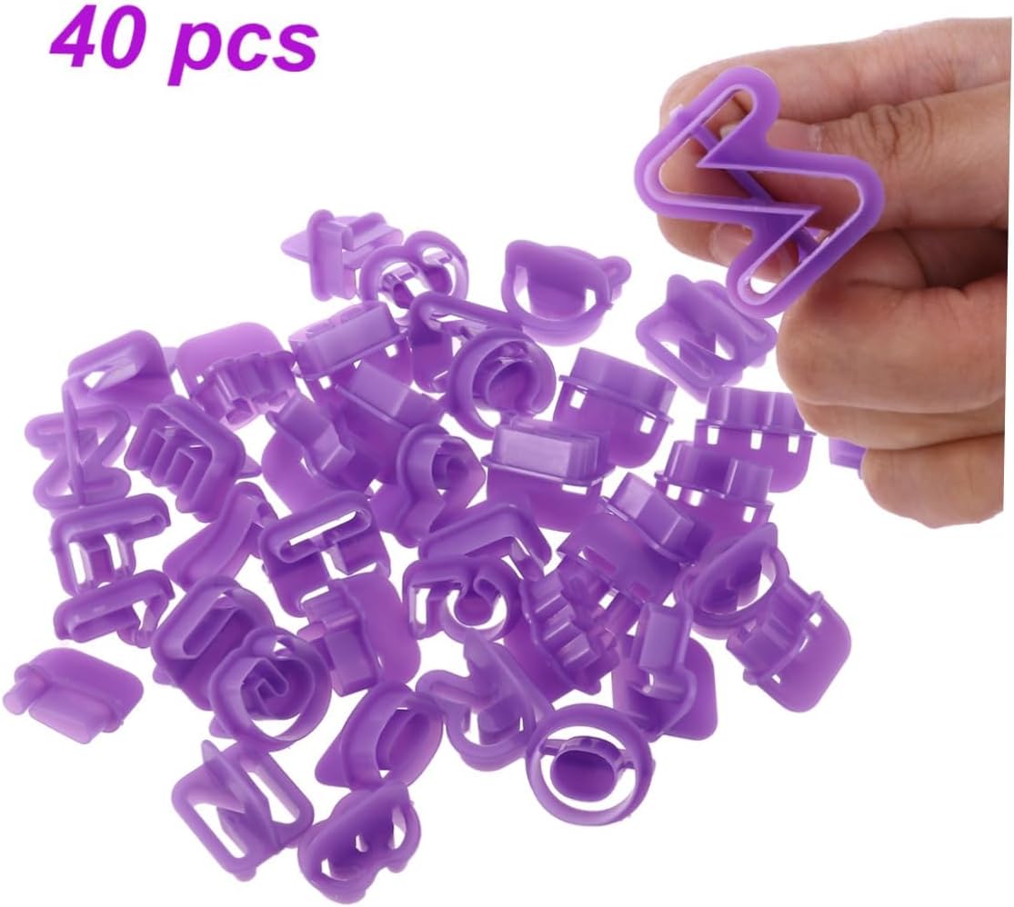FUNOMOCYA 40Pcs Alphabet Number Cookie Cutters Baking Set