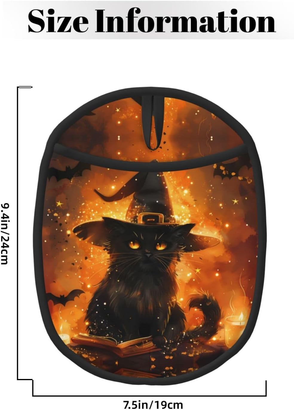 Buewutiry Halloween Witch Hat Hot Pads with Hanging Loop